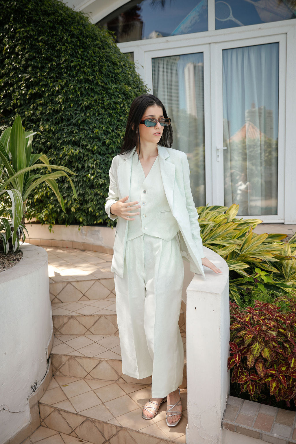 BILLIE DOUBLE PLEAT PANT