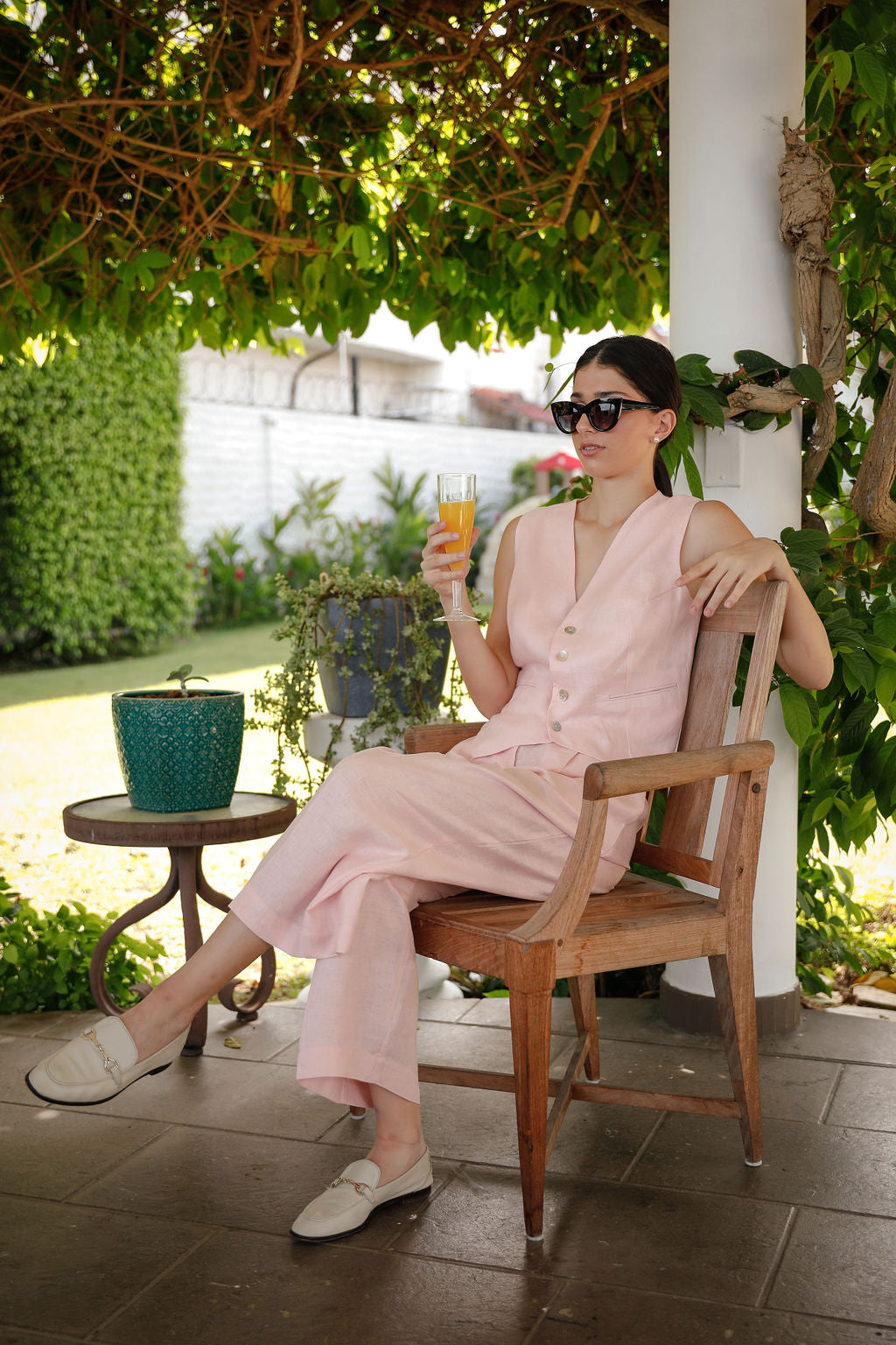 BILLIE DOUBLE PLEAT PANT