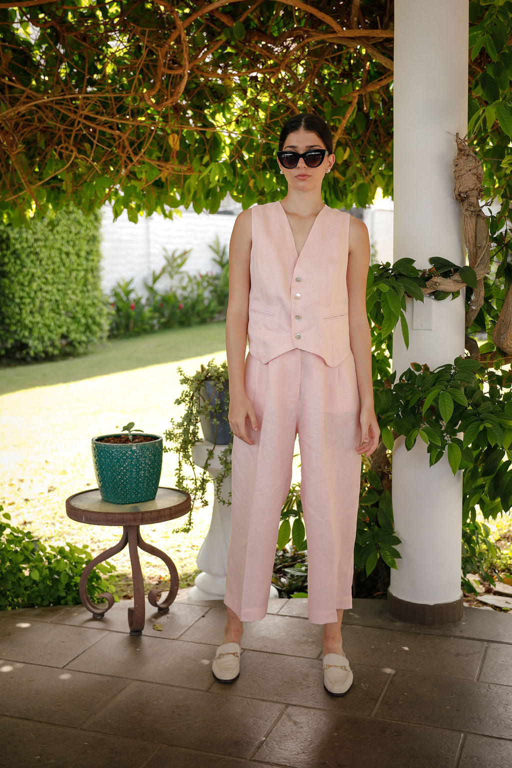 BILLIE DOUBLE PLEAT PANT