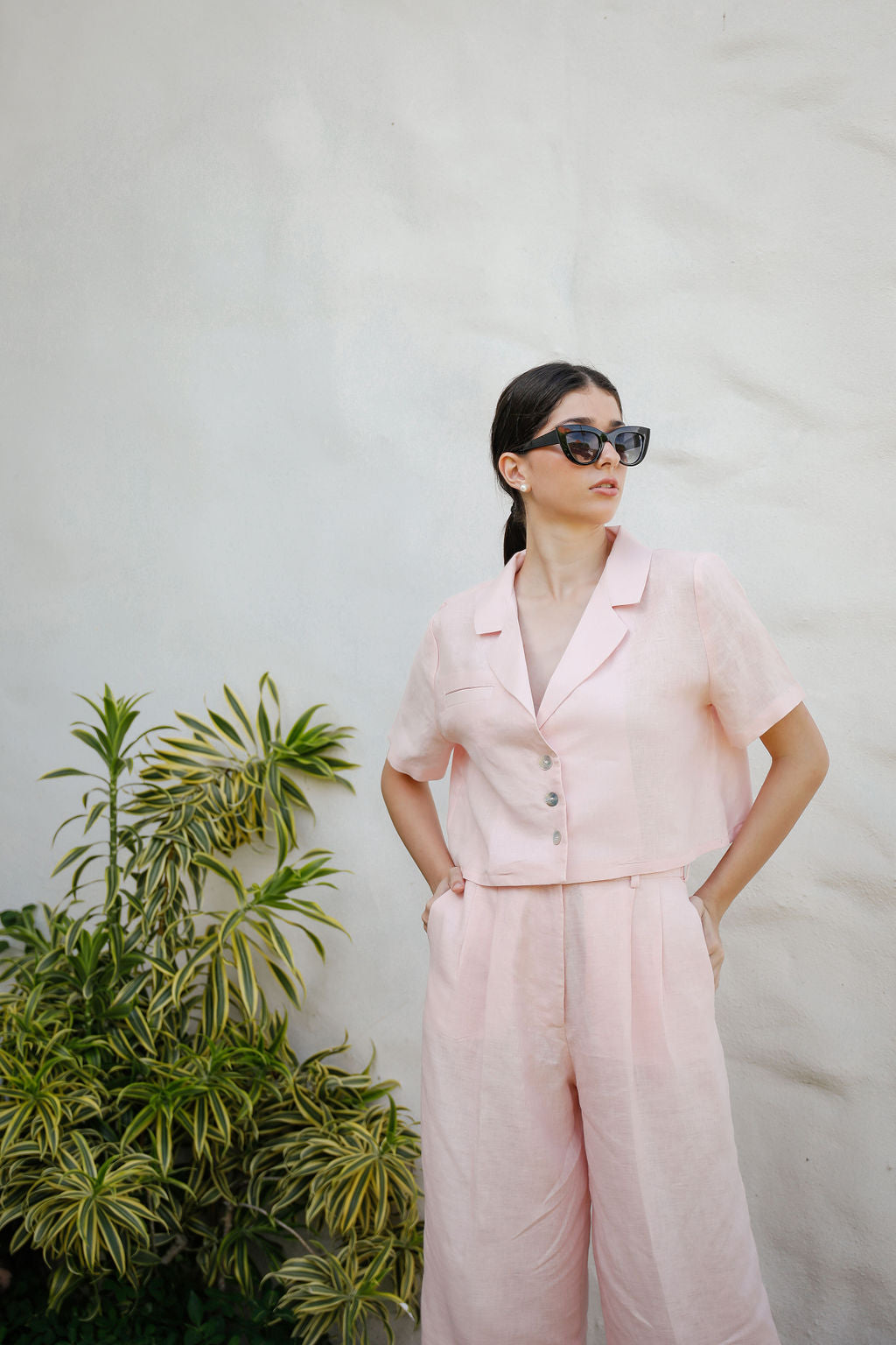 BILLIE DOUBLE PLEAT PANT