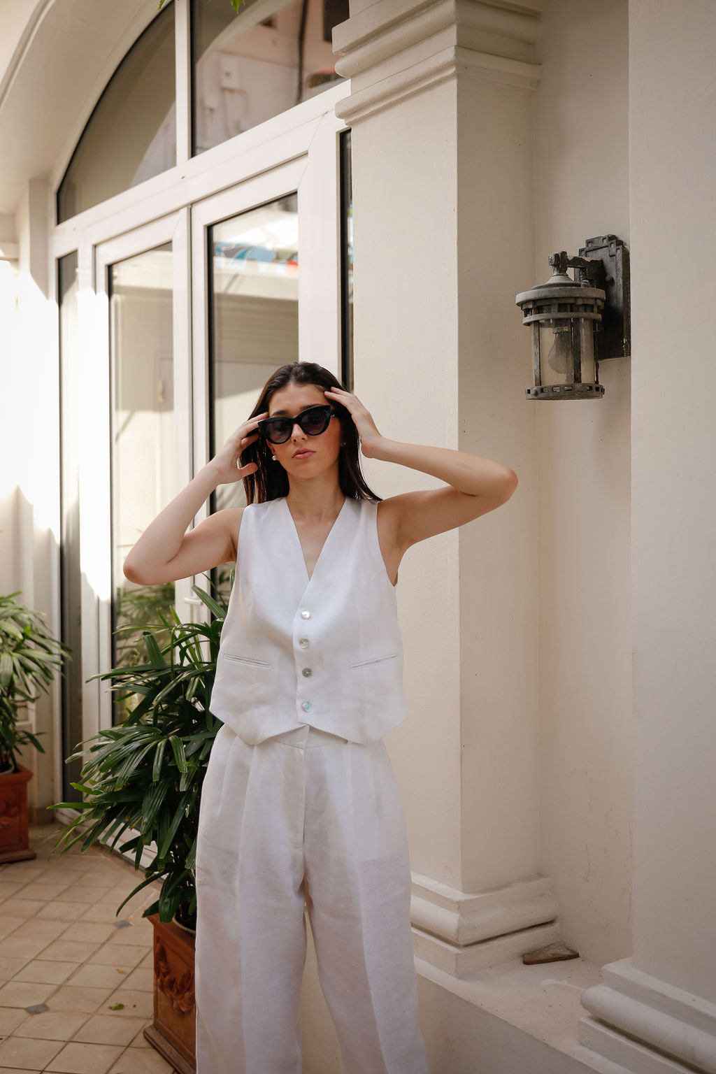 BILLIE DOUBLE PLEAT PANT