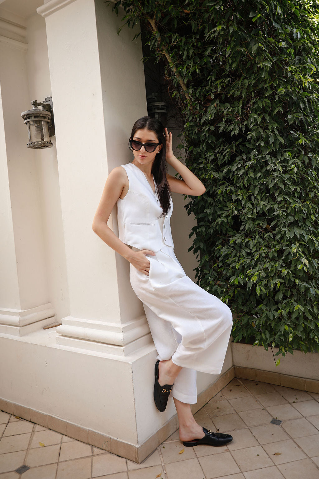 BILLIE DOUBLE PLEAT PANT