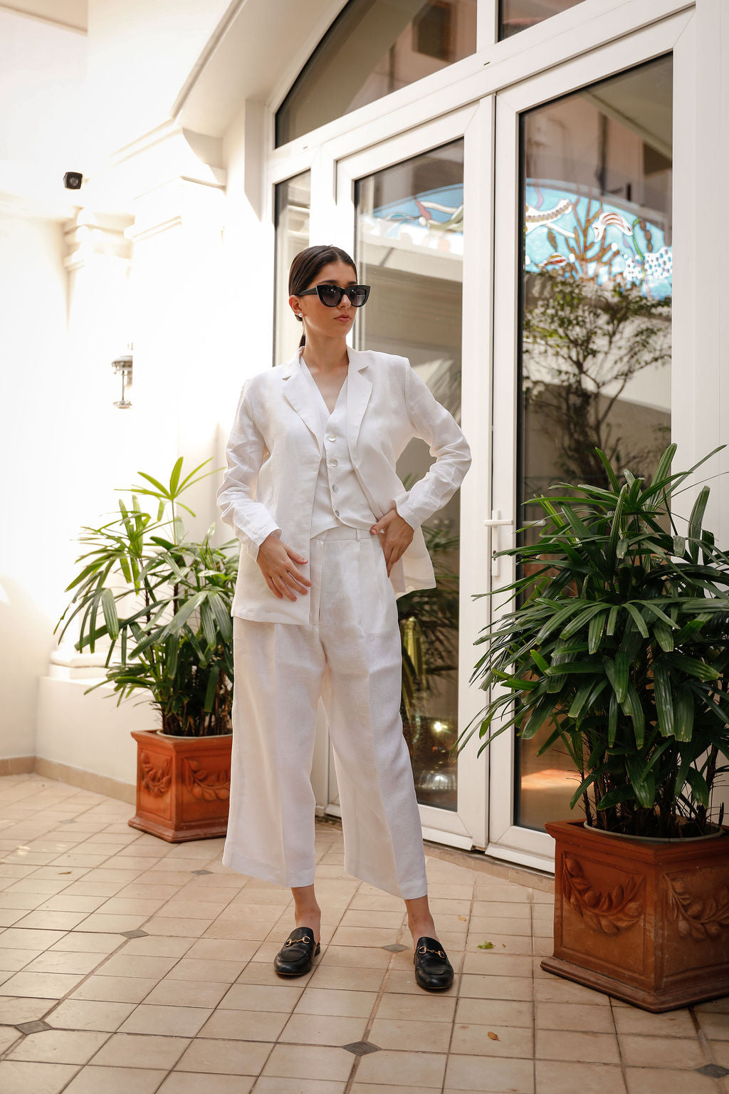 BILLIE DOUBLE PLEAT PANT