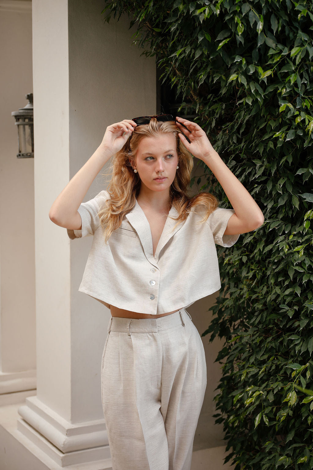 CLAIRE OVERSIZED CROP TOP