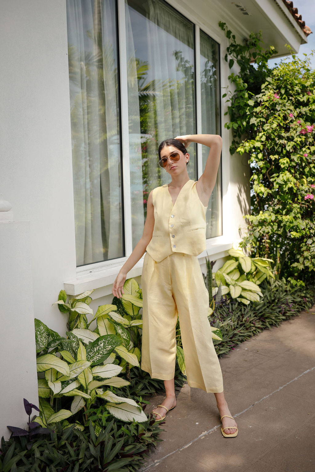 BILLIE DOUBLE PLEAT PANT