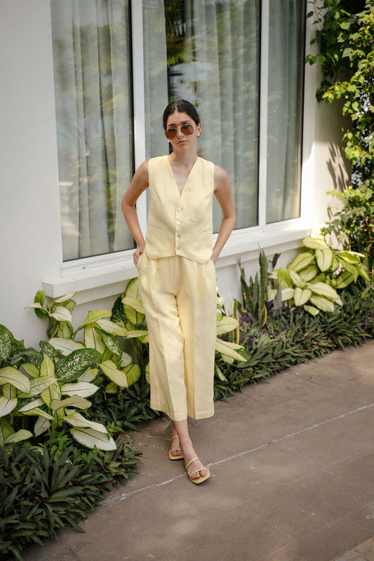 BILLIE DOUBLE PLEAT PANT