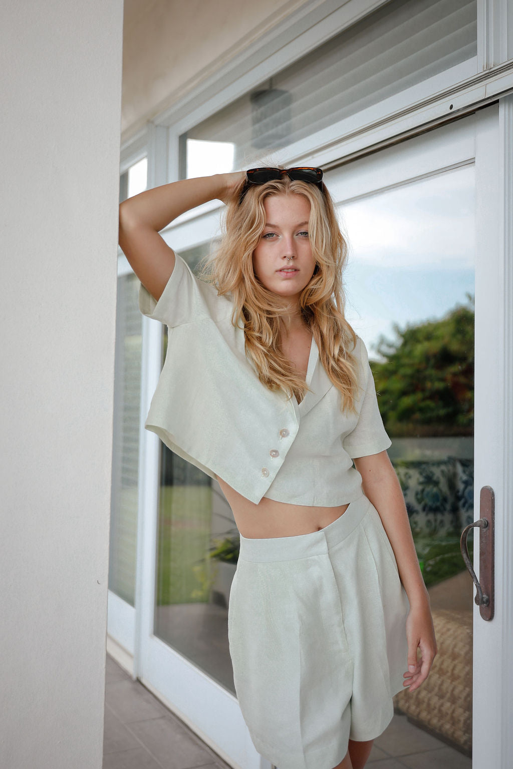 CLAIRE OVERSIZED CROP TOP