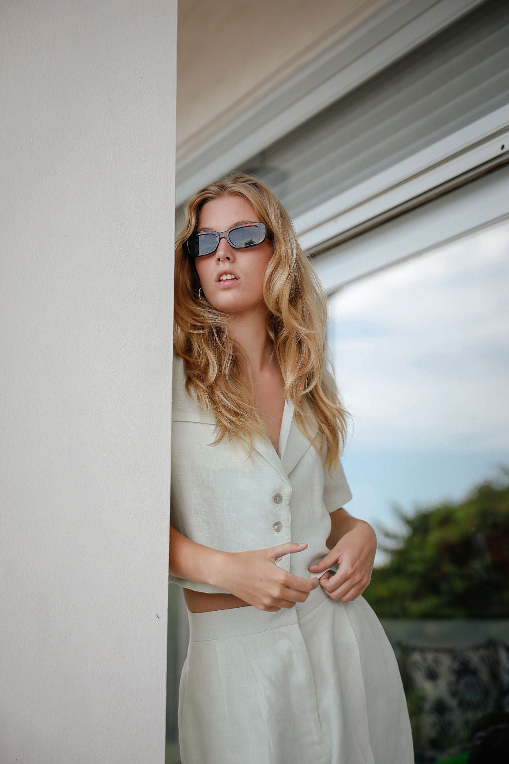 CLAIRE OVERSIZED CROP TOP