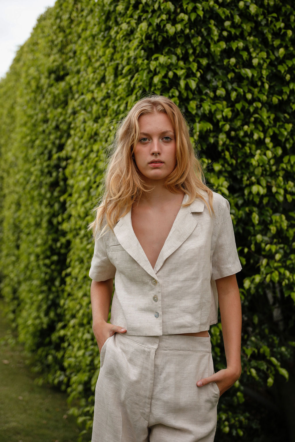 CLAIRE OVERSIZED CROP TOP