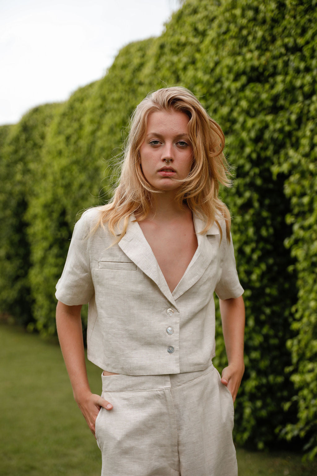 CLAIRE OVERSIZED CROP TOP